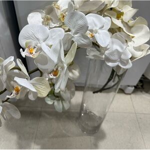 Orchid artificial flower.  Vase not included.